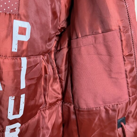 Alpha Industries Altitude Parka Jacket Red sz XS women’s - Picture 12 of 12